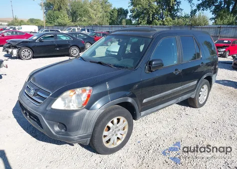 2005 Honda Cr-V Ex из США, поврежденный, VIN SHSRD78825U320288